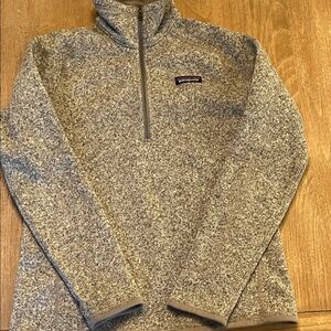 Patagonia Heathered Gray Better Sweater 3/4 Zip Pullover